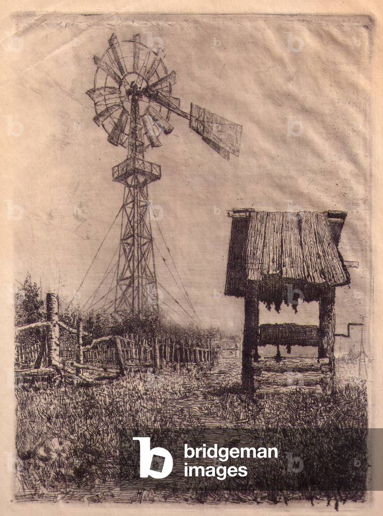 Moulin à vent 1958 par Viktor Mekhantiev
