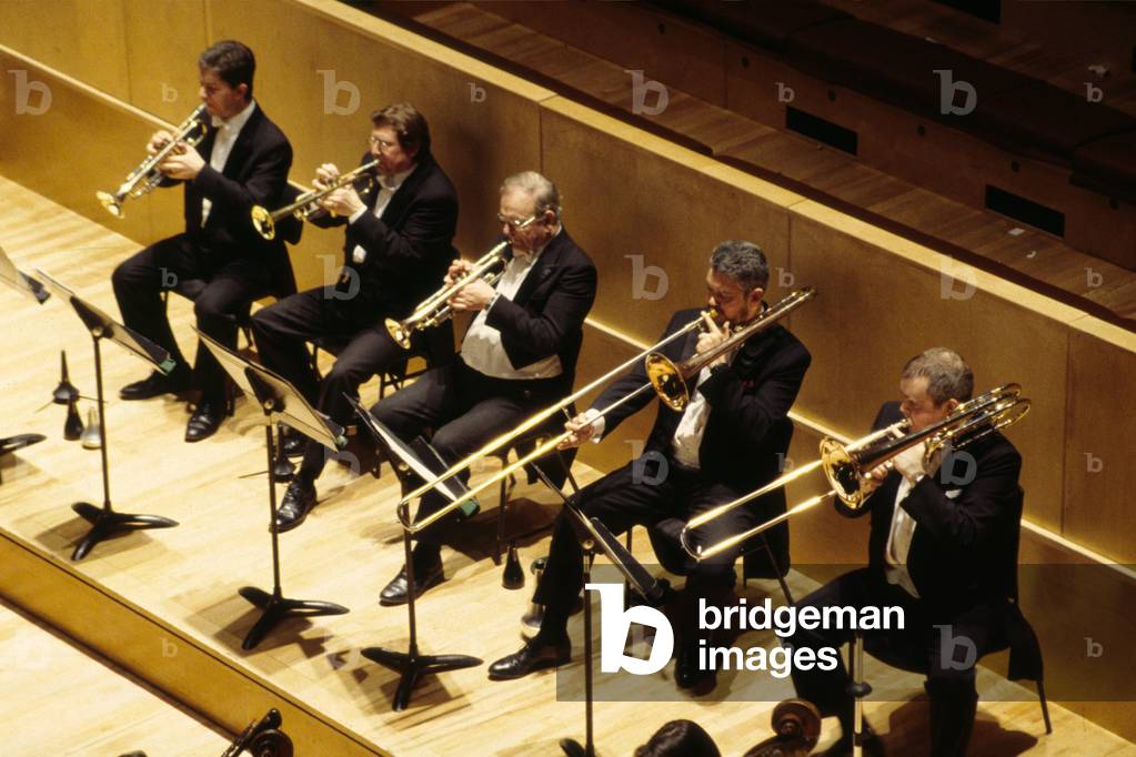 Image of Photography depicting Trumpet and trombone orchestral by Odile Noel