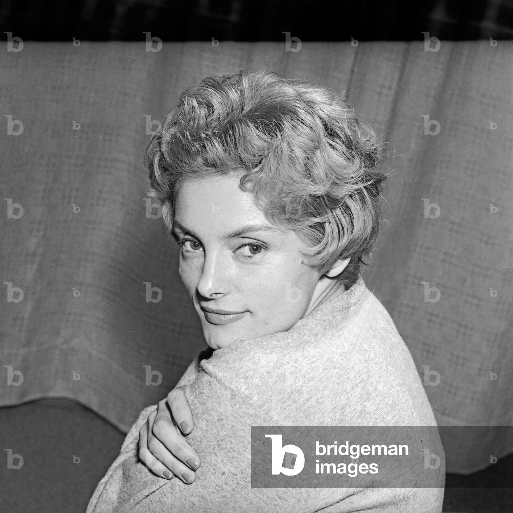 Austrian actress and director Erni Mangold, b/w