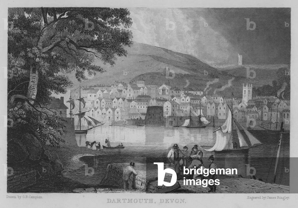 Dartmouth par George Bryant Campion, b/w