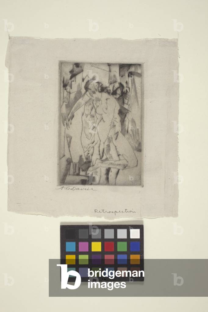 Immagine di Incisione "Retrospezione (punto a secco)" 1918 di Arthur Bowen Davies