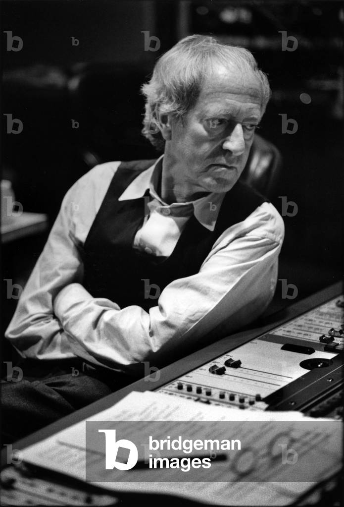 Image of Photography depicting John Barry by Mary Robert, b/w