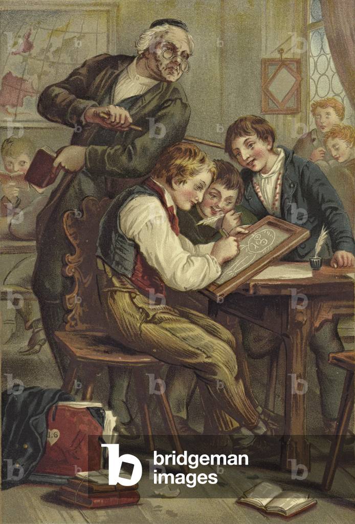 Catturato in atto (cromolito)