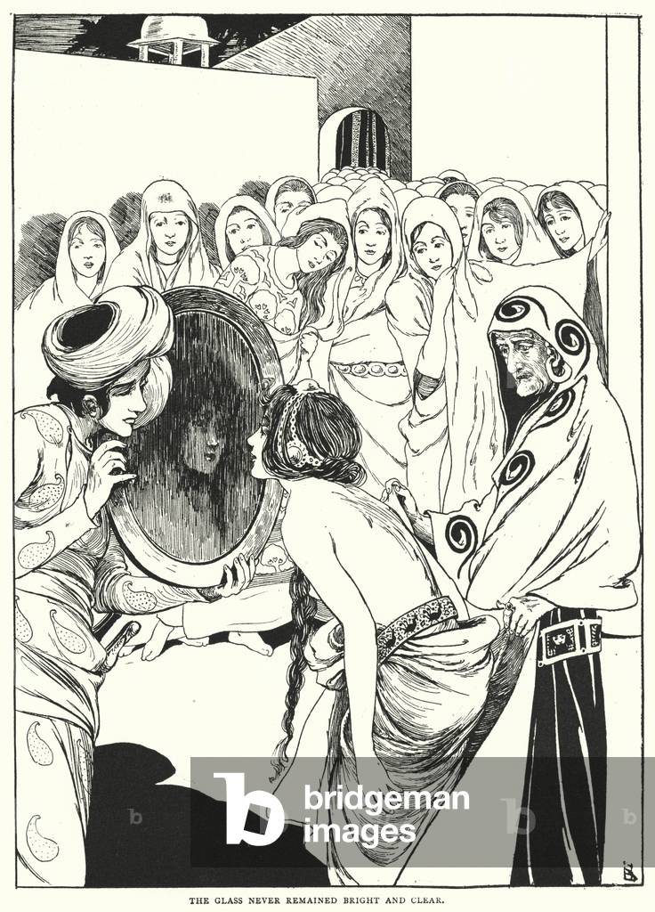 Il vetro non è mai rimasto brillante e chiaro (incisione)