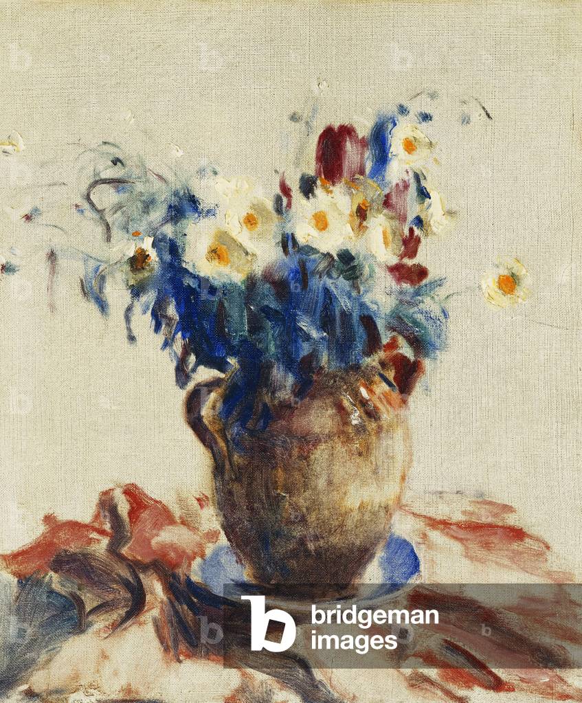 Immagine di Dipinto "ancora la vita con fiori in un terracotta brocca", c.1910-1920 di Roderic O'Conor