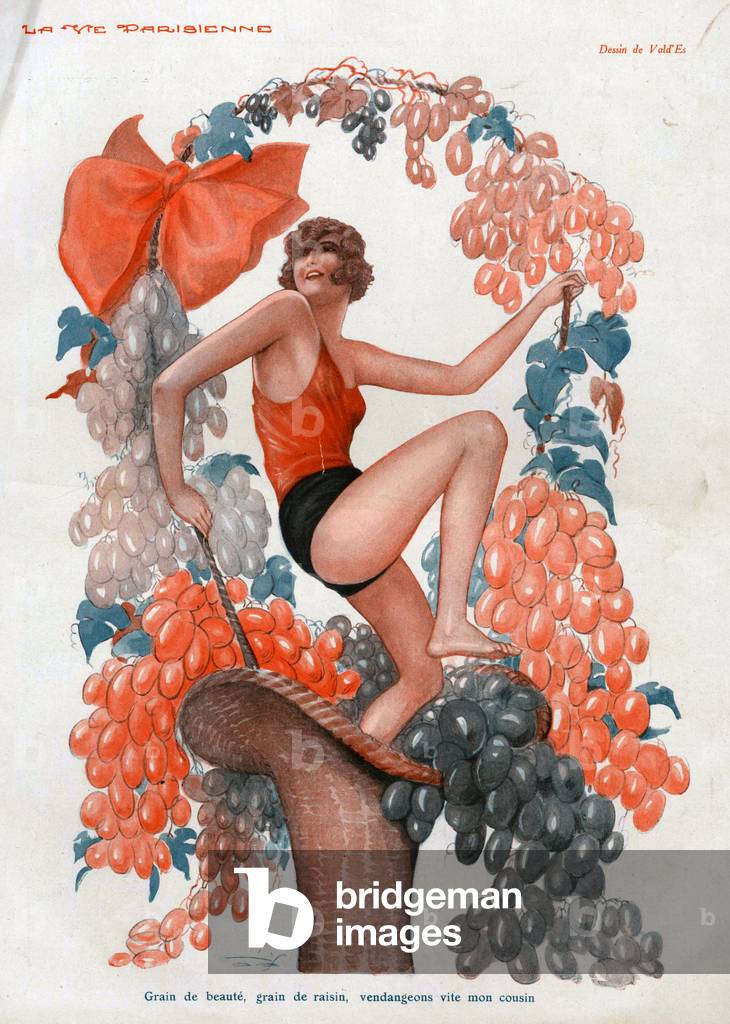 La Vie Parisienne, Magazinplatte, Frankreich, 1920er Jahre (Druck)