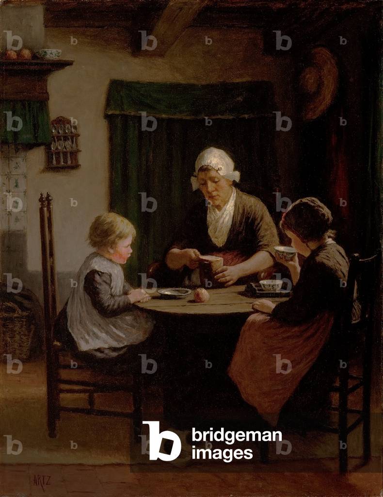 Alla nonna (olio su tela)