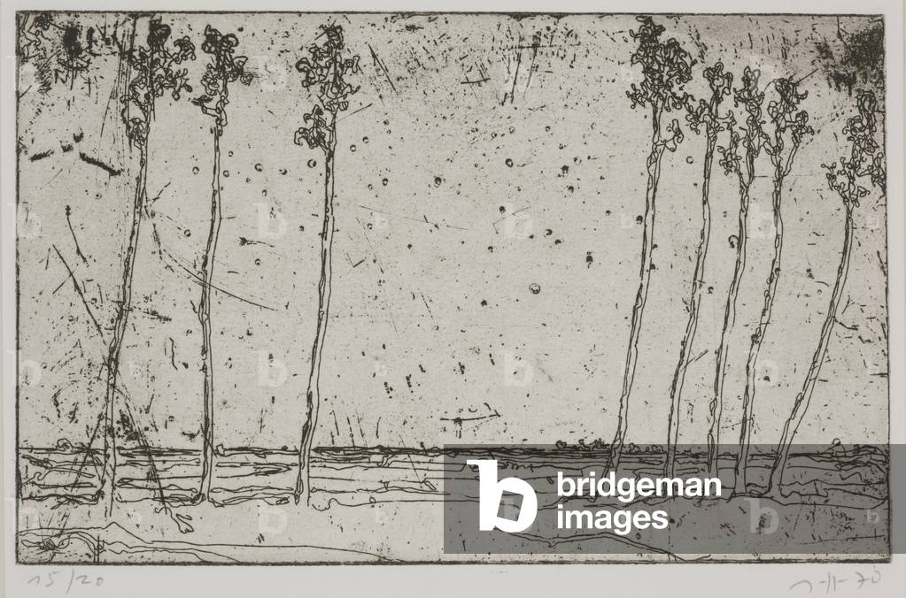Landschaften oder Landscapes, 1970 (Radierung)