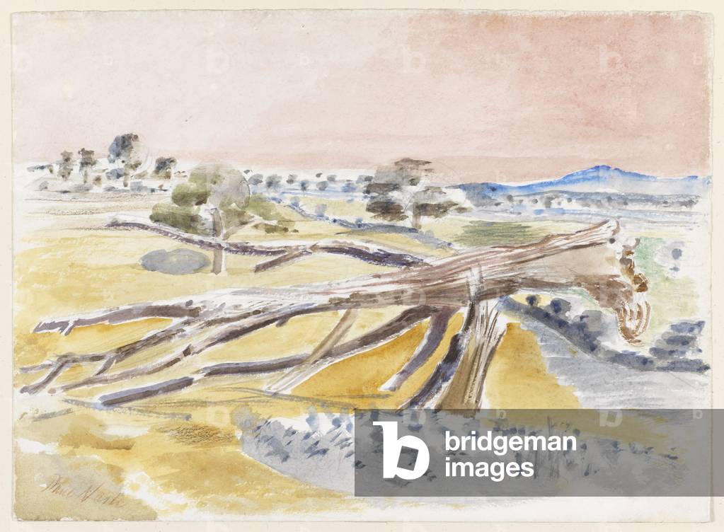 Bild von Zeichnung "Monsterfeld", 1939 von Paul Nash