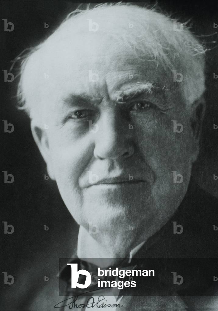 Bild von Fotografie "Thomas Alva Edison (1847-1931)" von Unknown photographer