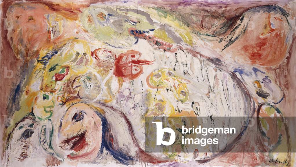 Balena di un buon tempo (olio su tela)