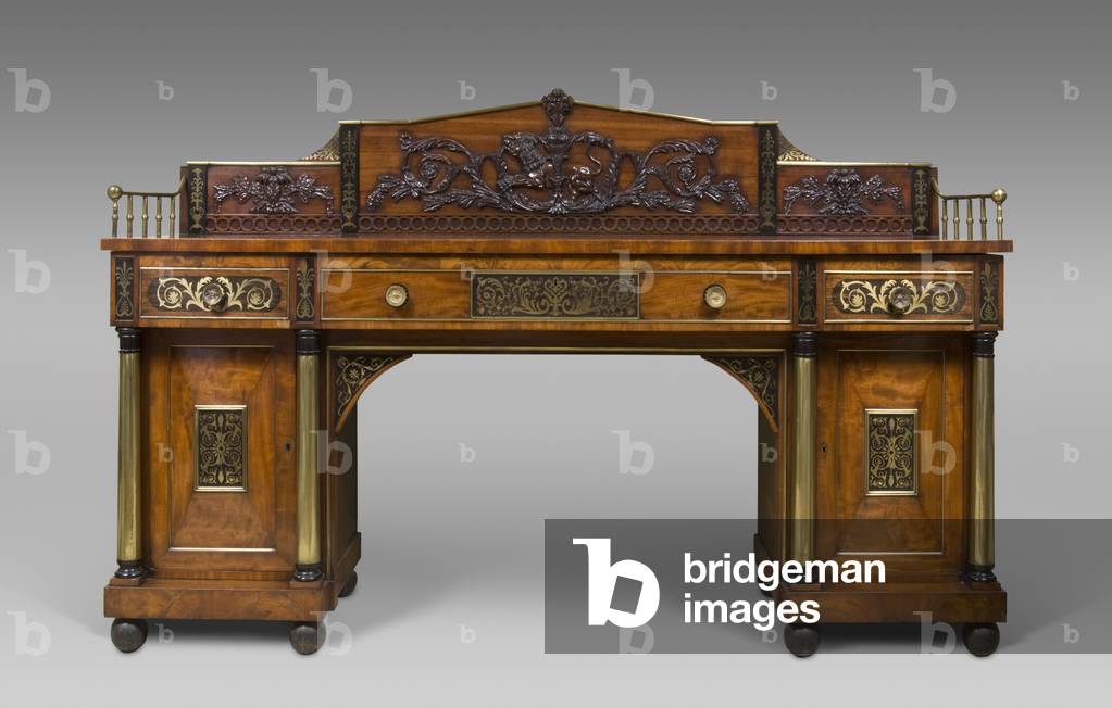 "Sideboard" 1825 von American School, b/w