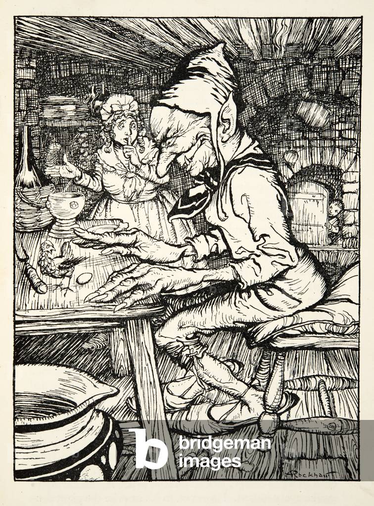 "«Sdraiati!» " 1933 di Arthur Rackham