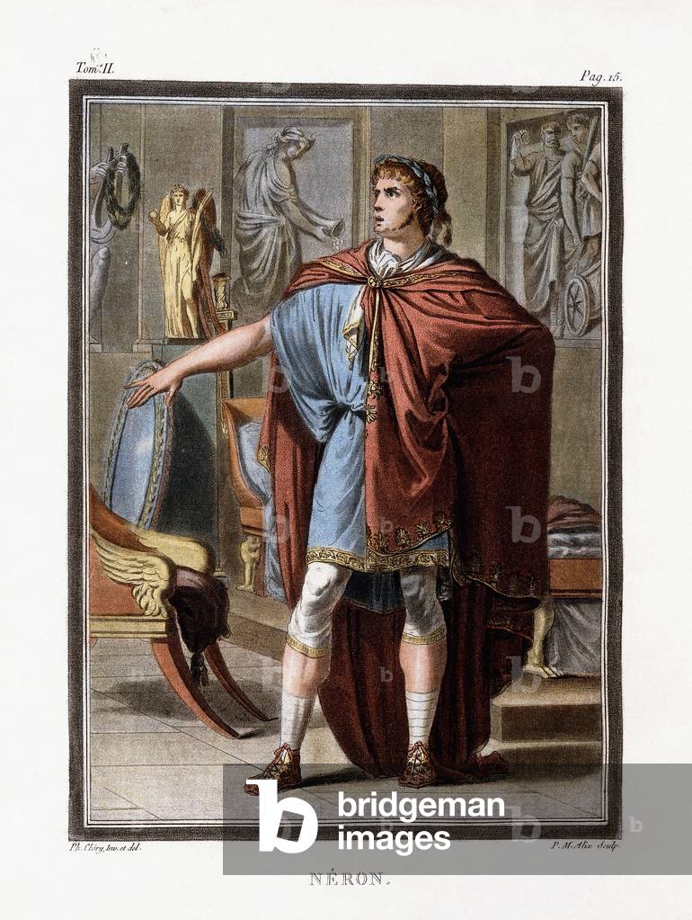 Nero, 1802 (incisione colorata a mano)