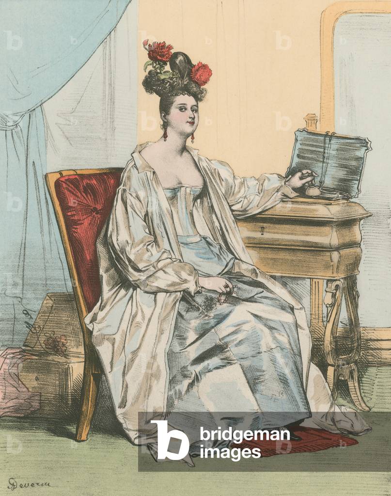 8 Heures du soir (Farbe litho)