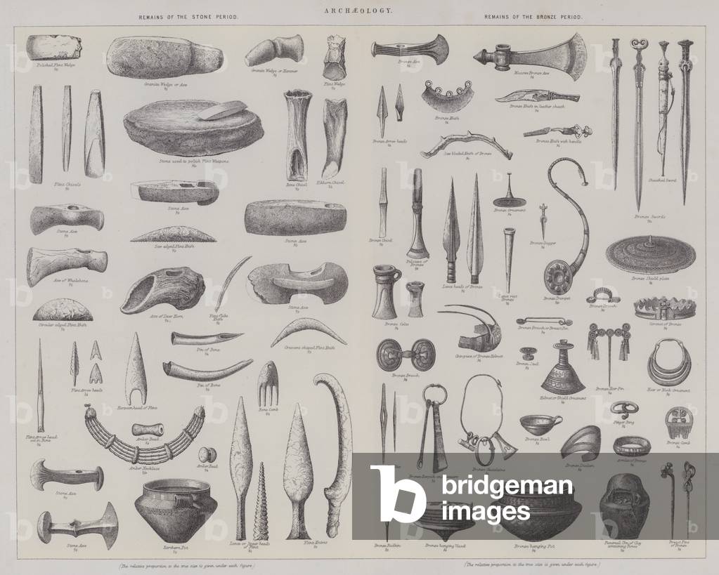 Archaeology (engraving) by English Artist