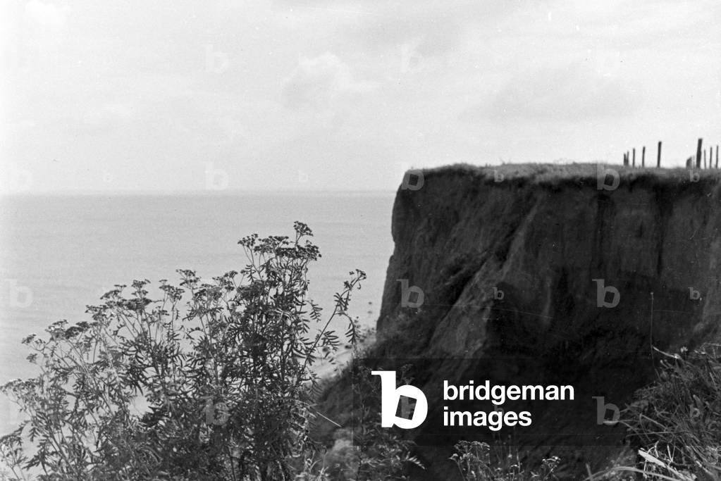 Bild von Fotografie "Travemuende am Ufer der Ostsee", b/w