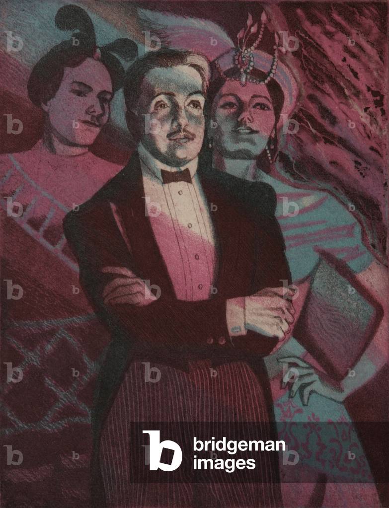 Serge Diaghilev, Ballett Russes, 1988 (Farbätzung)