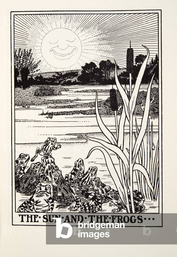 "Die Sonne und die Frösche" 1905 von Percy James Billinghurst