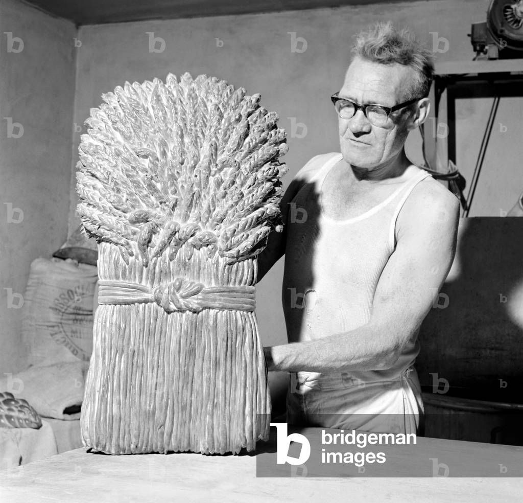 Image of Occupation Baker Master baker John Nixey seen here creating