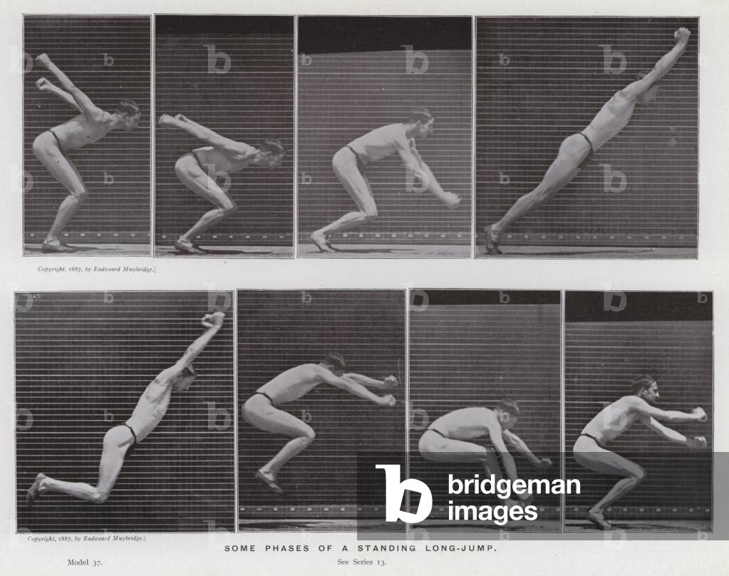 Image of The Human Figure in Motion: Some phases of a standing by