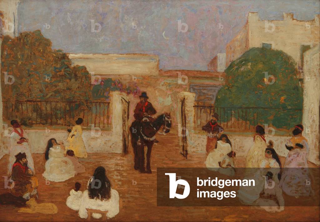 Immagine di Dipinto "Il Gaucho Candioti" 1880 di Pedro Figari