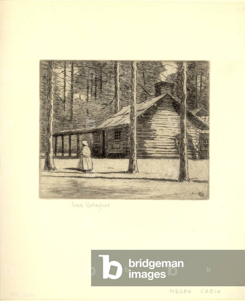 Negro Cabin, 1900-20 (Radierung)