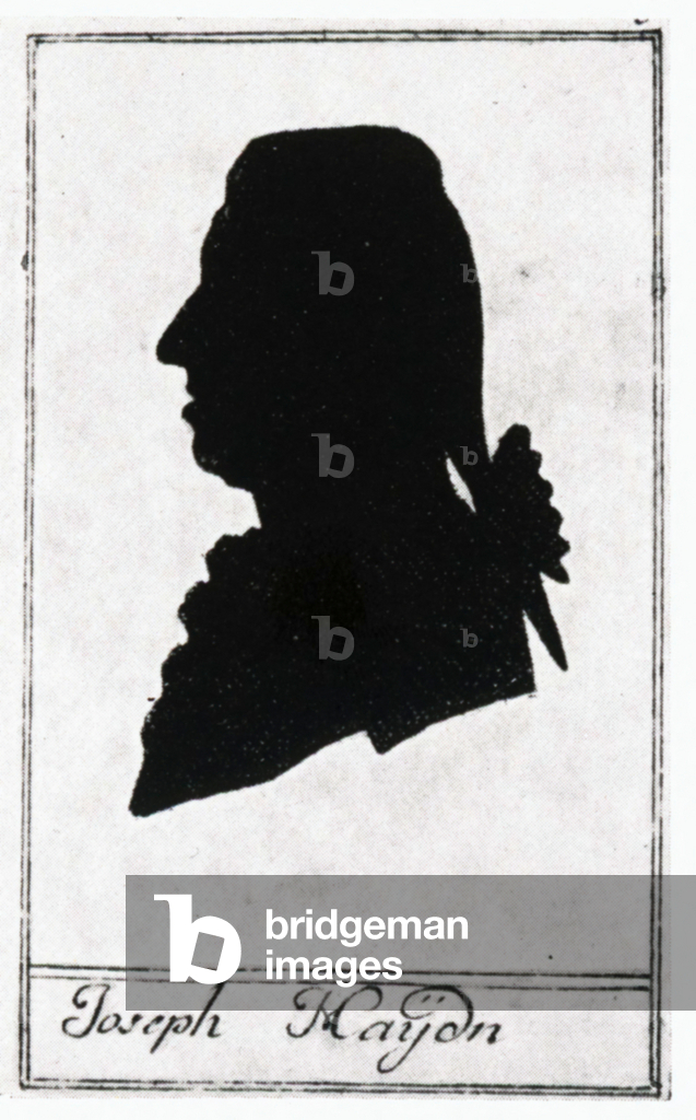 Composer Joseph Haydn, 1785 (etching)