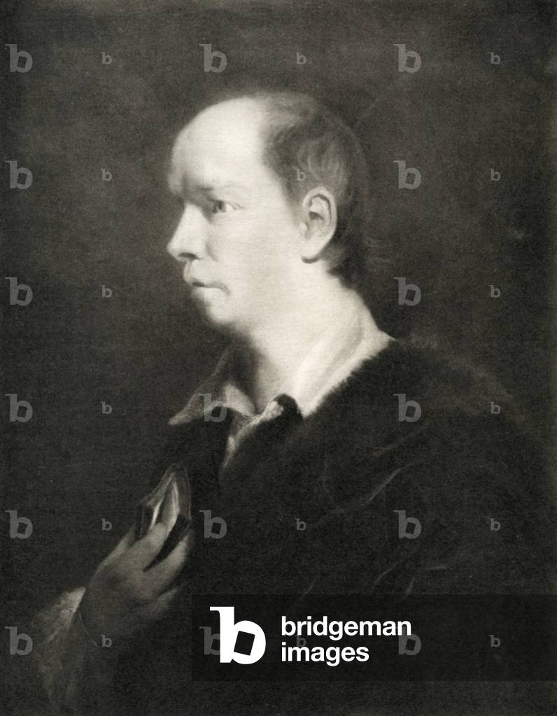 "Oliver Goldsmith (1724-1774)", b/w