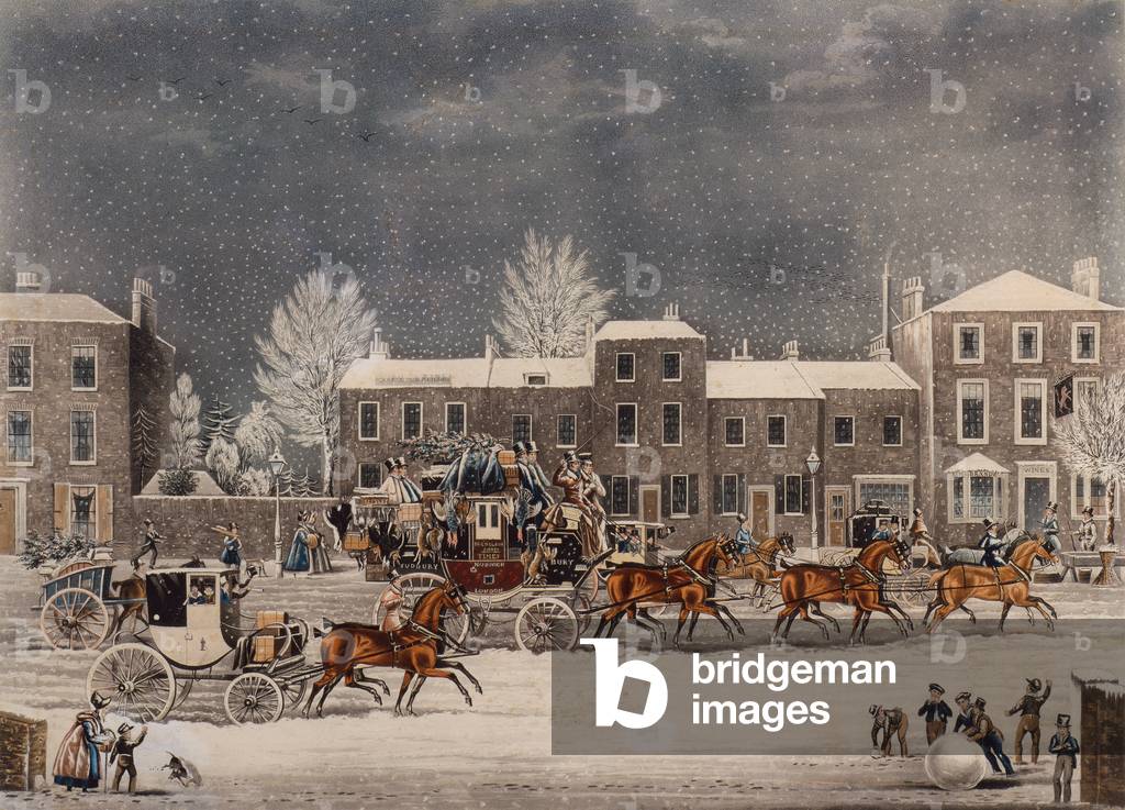 Home for Christmas (incisione colorata)