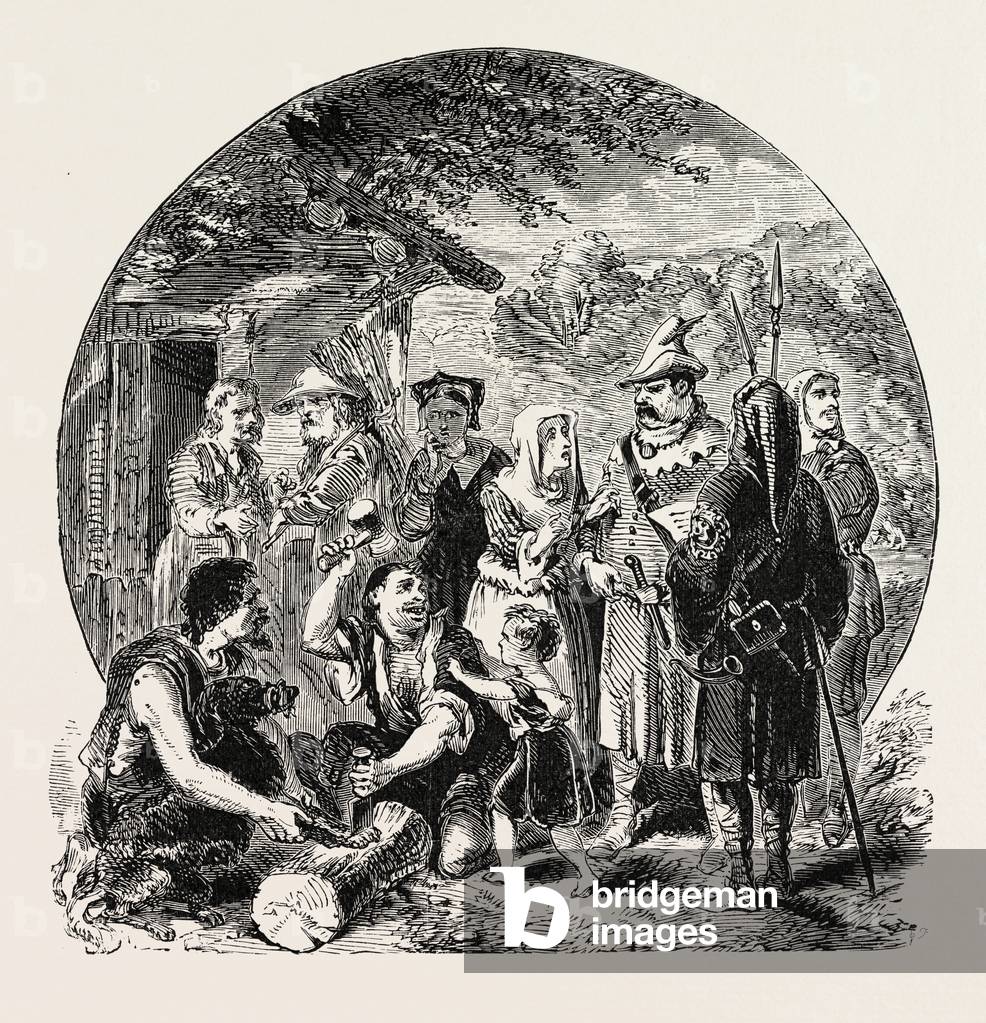 Norman Forest Laws. Tagliare gli artigli del cane da mandria.