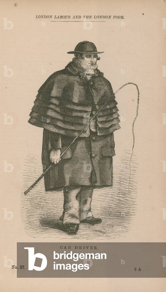 "London Labour and the London Poor (Gravur)" von English School, b/w