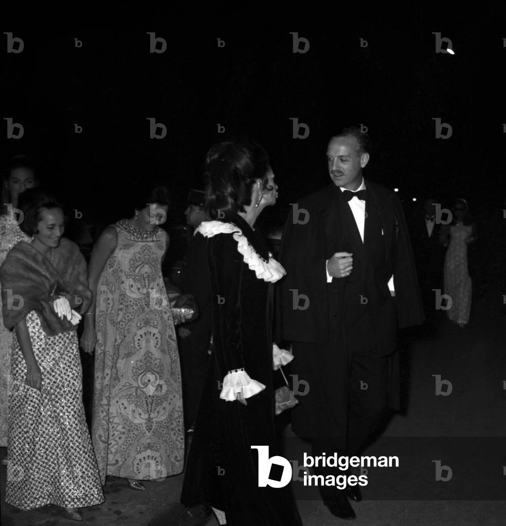 Bild von Fotografie "Prinzessin Marie-Francoise von Bourbon Parma (Fürstin Lobkowicz) und ihr Ehemann Prinz Ed
