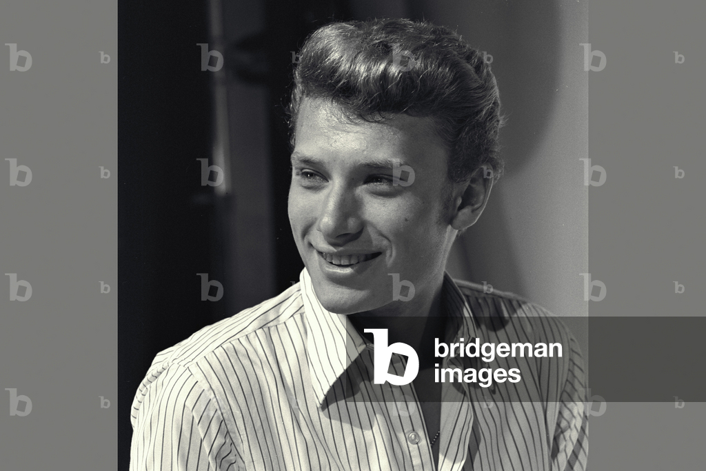 Bild von Fotografie "Johnny Hallyday" 1961 von Stan Wiezniak