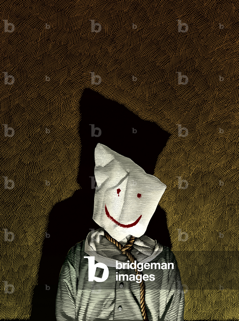 The Pillowman, 2007 (Scratchboard, digital koloriert)