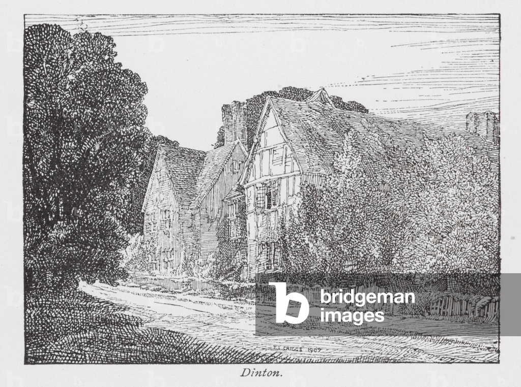 Immagine di Stampa "Dinton (litografia)" 1901 di Frederick Landseer Maur Griggs