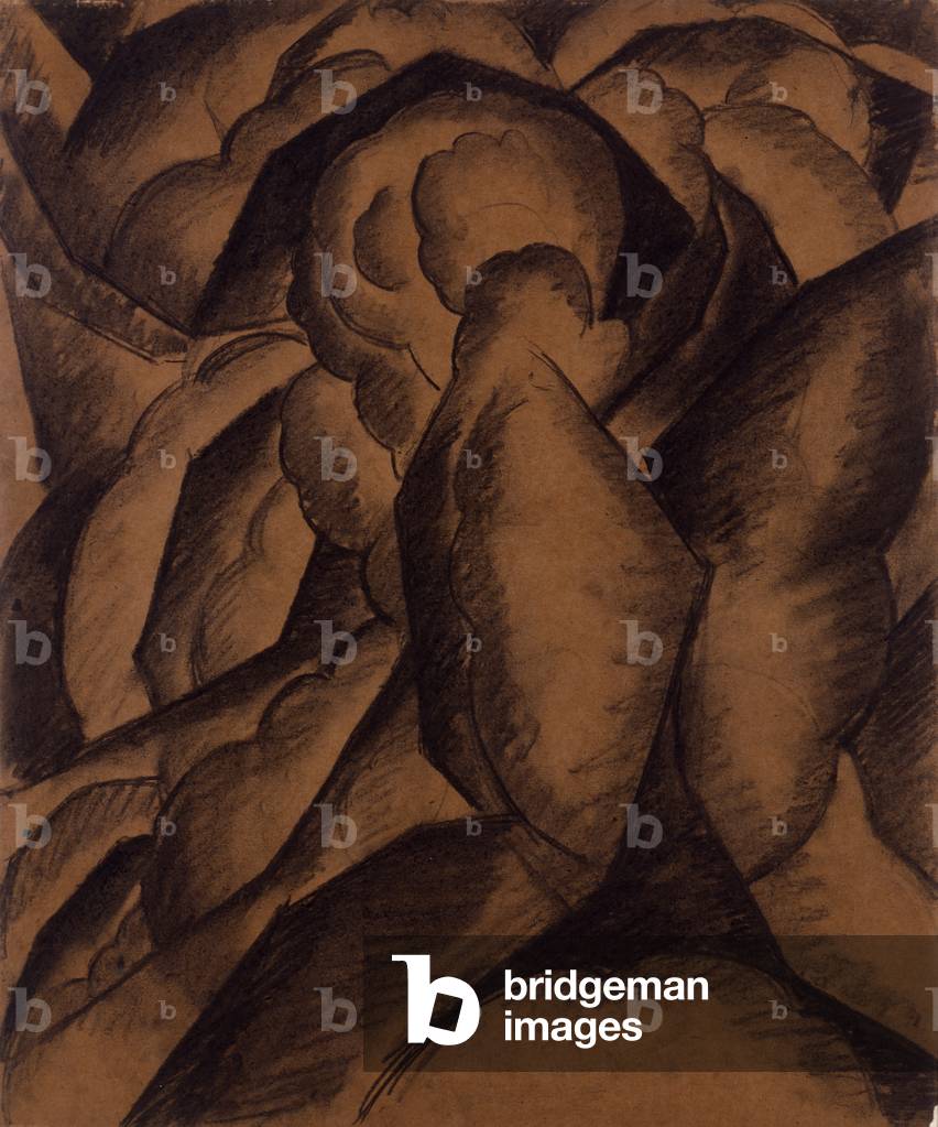 Disegno, 1913 (carbone su carta)