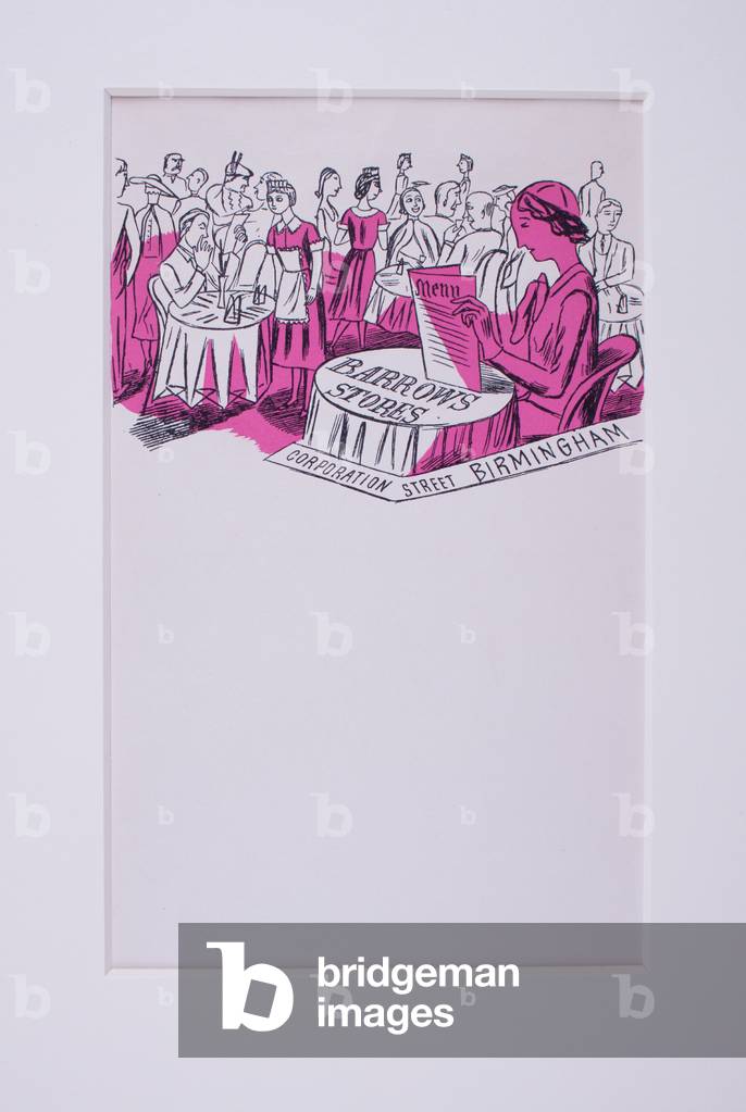 Barrows Stores card (litho)