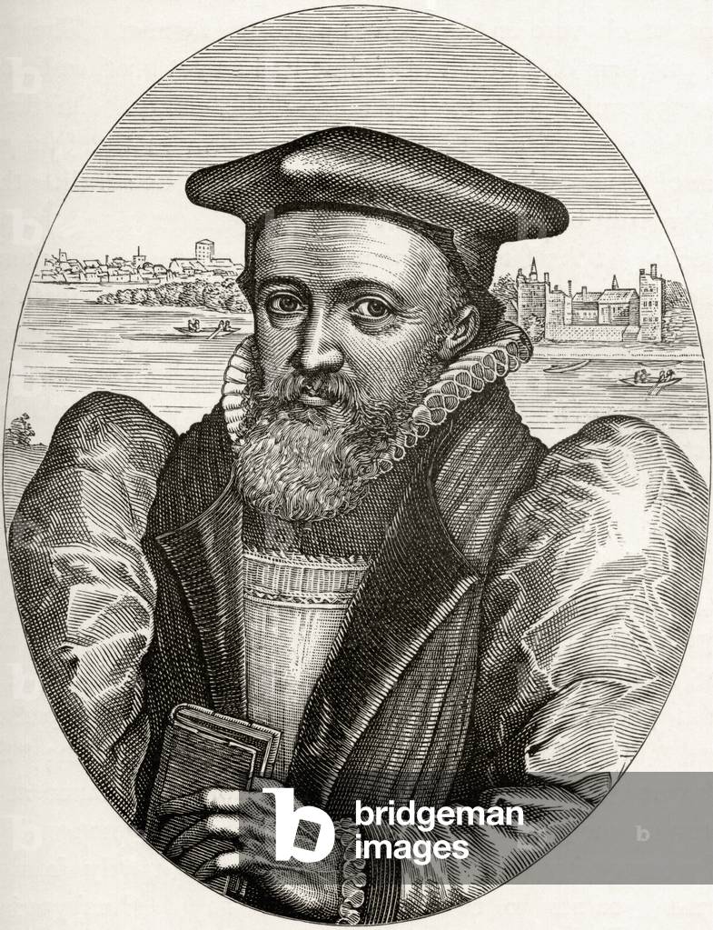 George Abbot, divino inglese e arcivescovo di Canterbury, tratto dal libro Breve History of the English People