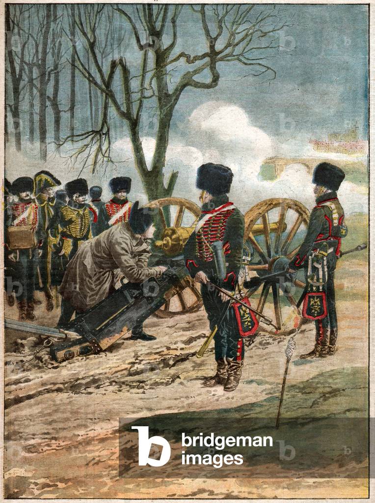 Battle of Montereau, 1914 (print)