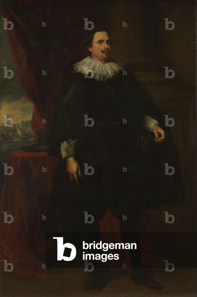 Ritratto di un membro maschile della famiglia Van der Borcht, 1635 circa (olio su tela)