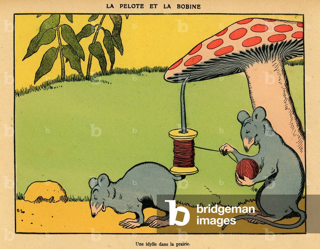 Image de Estampe représentant Les Animaux s amusent 1923 par Benjamin Rabier