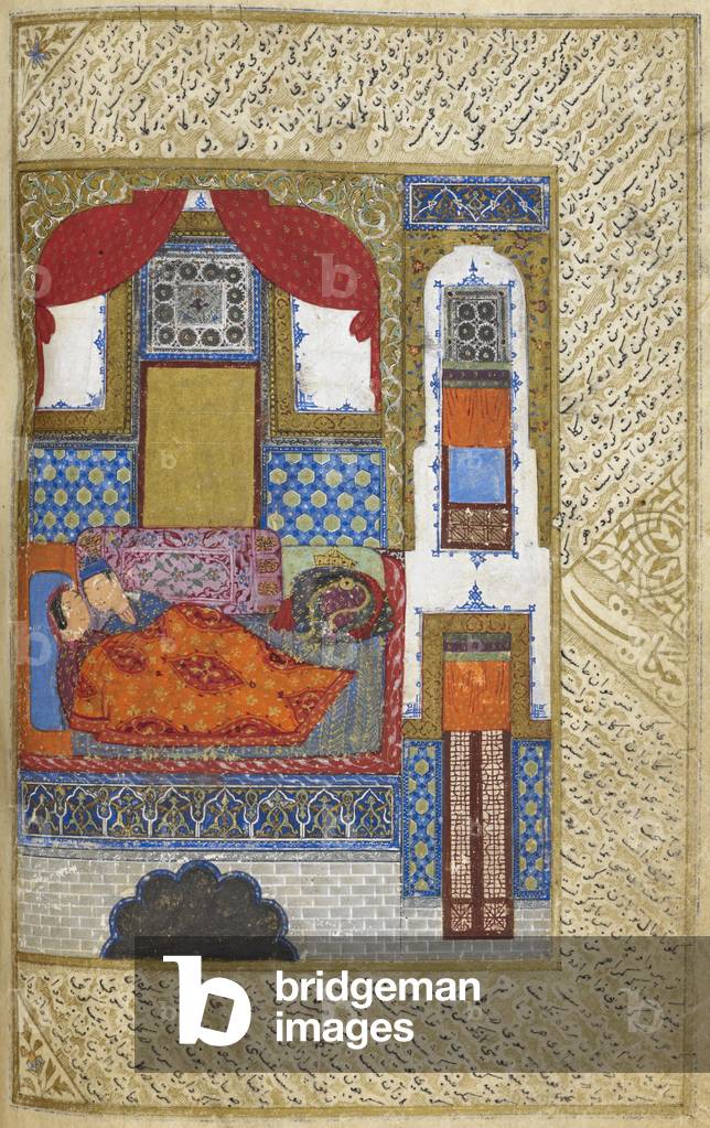 khusraw e shirin in letto insieme