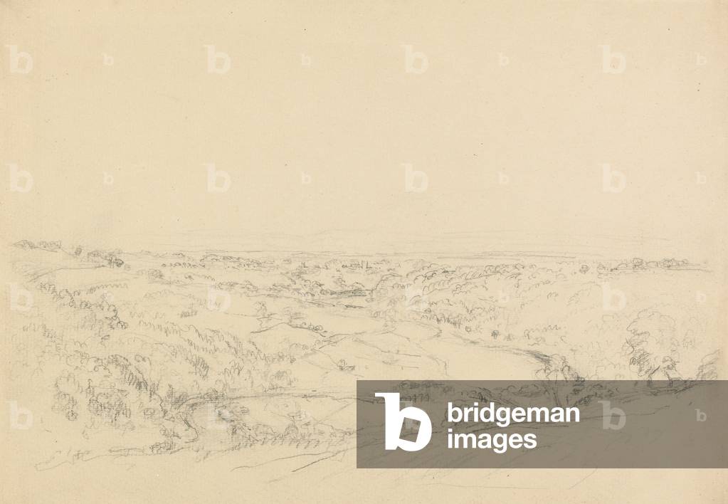 Richmond, Yorkshire (grafite su carta)