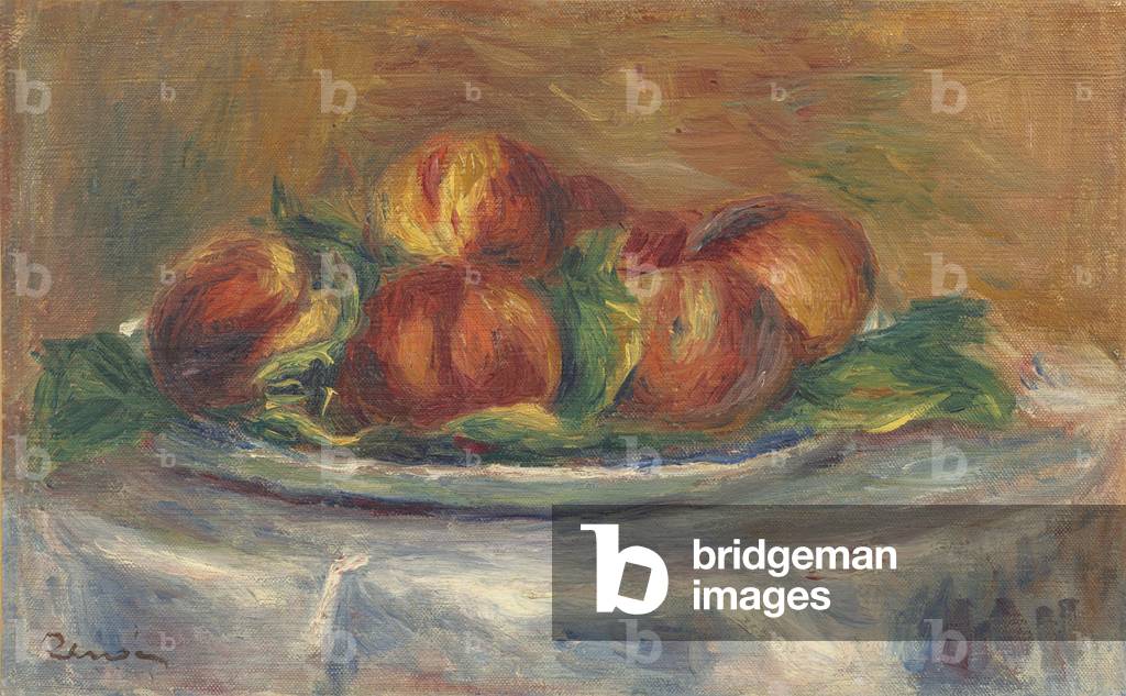 Immagine di Dipinto "Pesche su un piatto" 1902 di Pierre Auguste Renoir