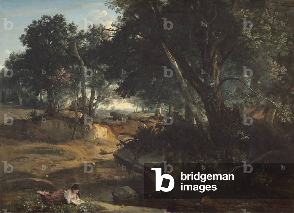 Foresta di Fontainebleau, 1834 (olio su tela)