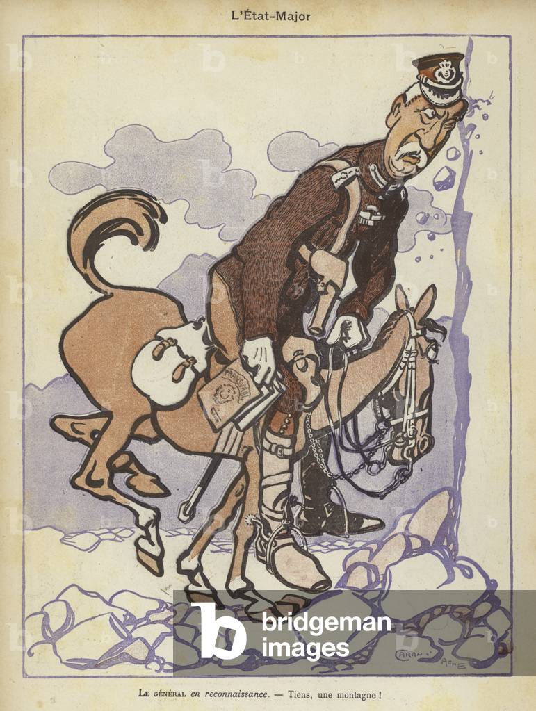 Illustration for Le Rire (colour litho)