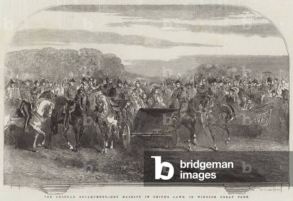The Chobham Encampment by English Artist