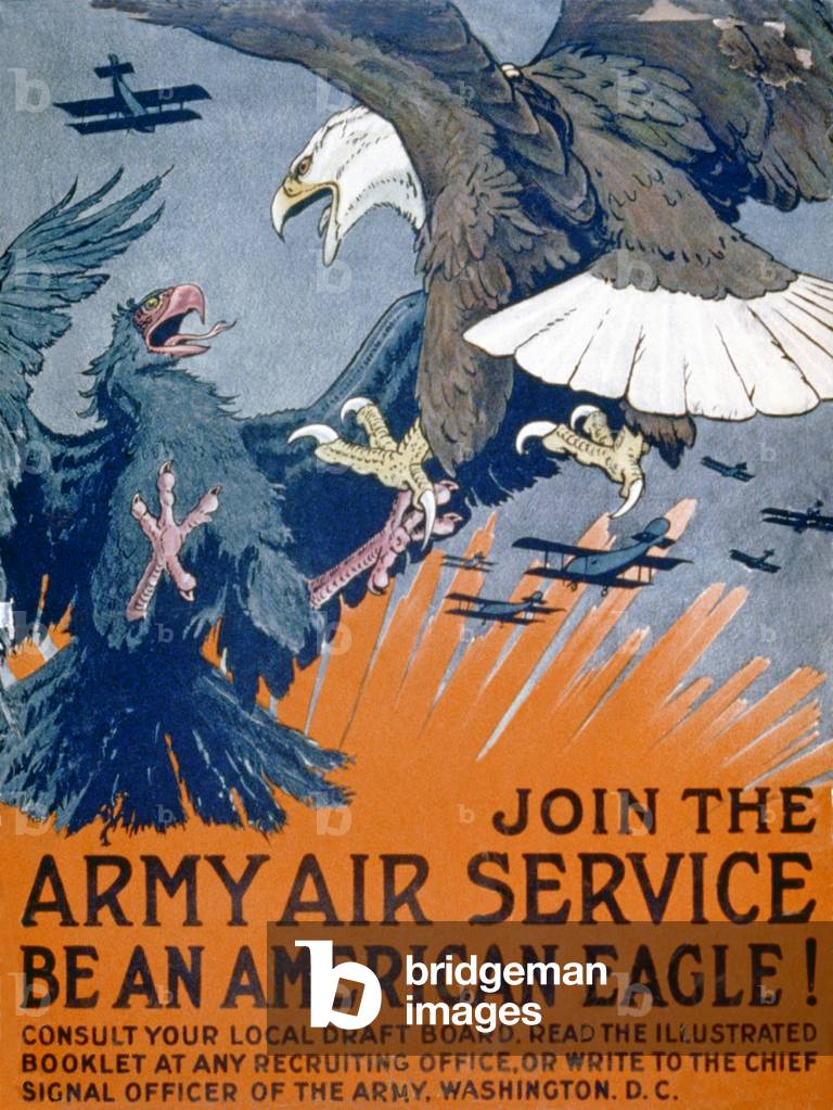 "“Schließe dich dem Army Air Service an", c.1917 von Charles Livingston Bull
