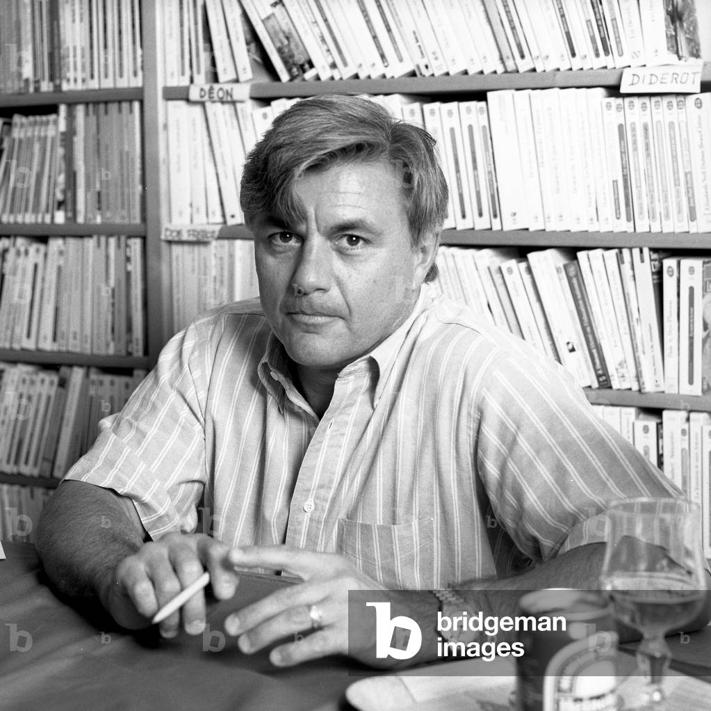 Bild von Fotografie "John Irving" von Louis Monier, b/w